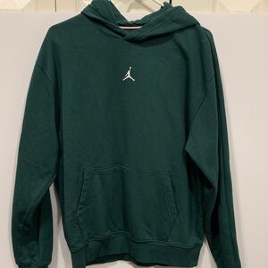 Jordan Dark Green Hoodie with Logo